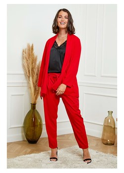 Curvy Lady 2-częściowy zestaw w kolorze czerwonym ze sklepu Limango Polska w kategorii Komplety i garnitury damskie - zdjęcie 166376550