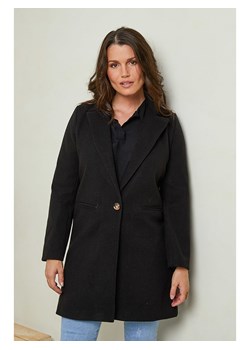 Curvy Lady Płaszcz przejściowy w kolorze czarnym ze sklepu Limango Polska w kategorii Płaszcze damskie - zdjęcie 166376970