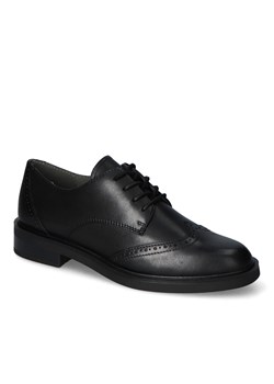 Oxfordy Caprice 9-23201-41/022 Czarne lico ze sklepu Arturo-obuwie w kategorii Półbuty damskie - zdjęcie 166388910