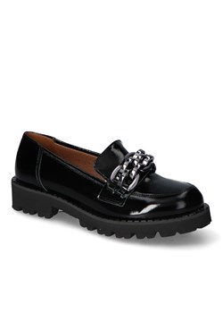 Mokasyny Gamis 7016/A128 Czarne naplak ze sklepu Arturo-obuwie w kategorii Mokasyny damskie - zdjęcie 166388960