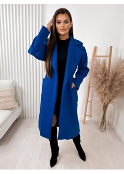 płaszcz inanna chabrowy one size ze sklepu UBRA w kategorii Płaszcze damskie - zdjęcie 166405850
