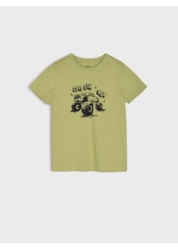 Sinsay - Koszulka z nadrukiem - zielony ze sklepu Sinsay w kategorii T-shirty chłopięce - zdjęcie 166419332
