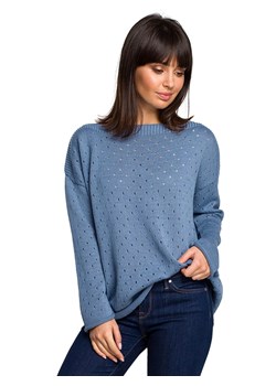 Be Wear Sweter w kolorze niebieskim ze sklepu Limango Polska w kategorii Swetry damskie - zdjęcie 166423170