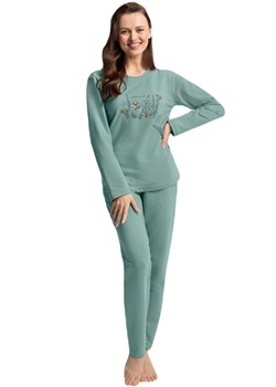 Bawełniany dres damski miętowy 312, Kolor miętowy, Rozmiar M, Luna ze sklepu Intymna w kategorii Piżamy damskie - zdjęcie 166425740