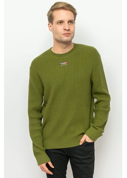 sweter męski tommy hilfiger dm0dm11362 khaki ze sklepu Royal Shop w kategorii Swetry męskie - zdjęcie 166427813