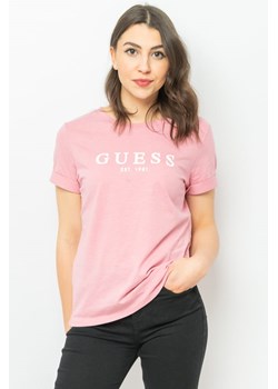 t-shirt damski guess w2bi68 k8g01 różowy ze sklepu Royal Shop w kategorii Bluzki damskie - zdjęcie 166427842