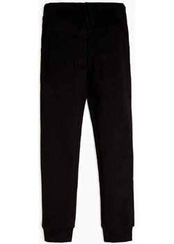 spodnie dresowe chłopięce l93q24 kaug0 czarne ze sklepu Royal Shop w kategorii Spodnie chłopięce - zdjęcie 166428181