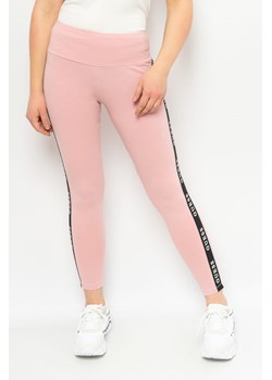 legginsy damskie guess v2yb14 kabr0 różowe ze sklepu Royal Shop w kategorii Spodnie damskie - zdjęcie 166428264