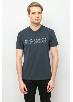 t-shirt męski armani exchange 3rztah zjaaz granatowy ze sklepu Royal Shop w kategorii T-shirty męskie - zdjęcie 166428374