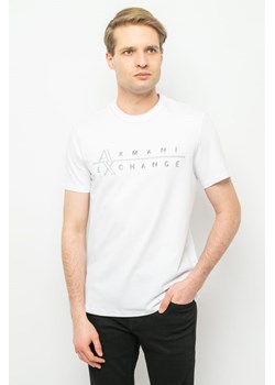 t-shirt męski armani exchange 3rztbr zjaaz biały ze sklepu Royal Shop w kategorii T-shirty męskie - zdjęcie 166428391