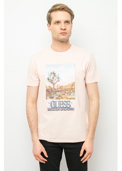 t-shirt męski guess m3gi74 ka260 różowy ze sklepu Royal Shop w kategorii T-shirty męskie - zdjęcie 166428423