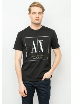 t-shirt męski armani exchange 3rztag zj8ez czarny ze sklepu Royal Shop w kategorii T-shirty męskie - zdjęcie 166428463