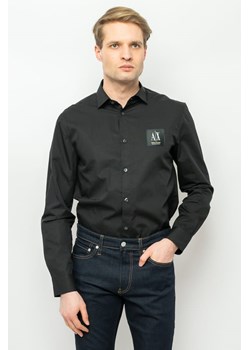 koszula męska armani exchange 3rzc10 znxlz czarna ze sklepu Royal Shop w kategorii Koszule męskie - zdjęcie 166428491