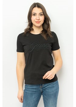 t-shirt damski guess w3gi36 i3z14 czarny ze sklepu Royal Shop w kategorii Bluzki damskie - zdjęcie 166428730