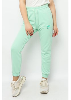 spodnie damskie dresowe pinko 100371 a0kn jasnozielone ze sklepu Royal Shop w kategorii Spodnie damskie - zdjęcie 166429641