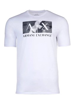 t-shirt męski armani exchange 3rztjf zjh4z biały ze sklepu Royal Shop w kategorii T-shirty męskie - zdjęcie 166429801