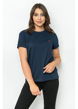 t-shirt damski polo ralph lauren 211734144024 granatowy ze sklepu Royal Shop w kategorii Bluzki damskie - zdjęcie 166430100
