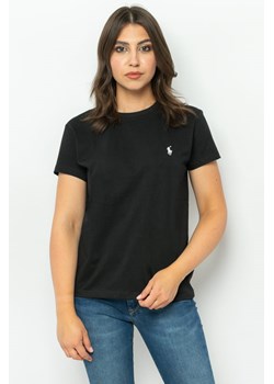 t-shirt damski polo ralph lauren 211847073008 czarny ze sklepu Royal Shop w kategorii Bluzki damskie - zdjęcie 166430104