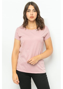 t-shirt pepe jeans pl505230 różowy ze sklepu Royal Shop w kategorii Bluzki damskie - zdjęcie 166430303