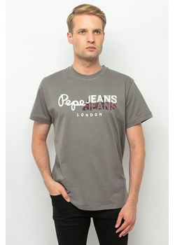 t-shirt męski pepe jeans pm508531 szary ze sklepu Royal Shop w kategorii T-shirty męskie - zdjęcie 166430460