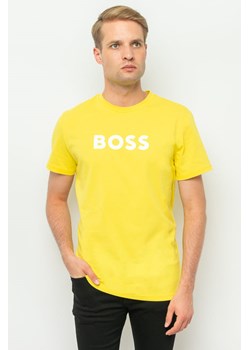 t-shirt męski hugo boss 50491706 żółty ze sklepu Royal Shop w kategorii T-shirty męskie - zdjęcie 166430533