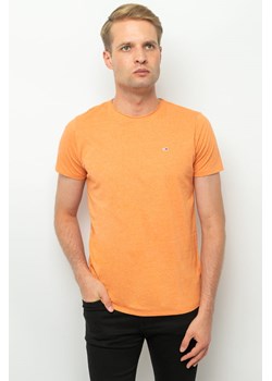 t-shirt męski tommy jeans dm0dm09586 pomarańczowy ze sklepu Royal Shop w kategorii T-shirty męskie - zdjęcie 166430561