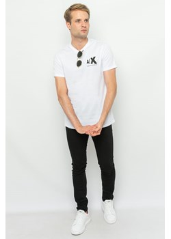 t-shirt męski armani exchange 3rztaf zjgcz biały ze sklepu Royal Shop w kategorii T-shirty męskie - zdjęcie 166430821