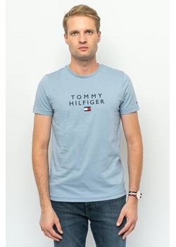 t-shirt męski tommy hilfiger xm0xm02307 niebieski ze sklepu Royal Shop w kategorii T-shirty męskie - zdjęcie 166431514