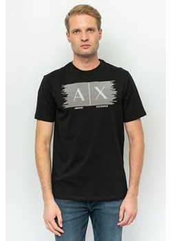 t-shirt męski armani exchange 6rzthb zjh4z czarny ze sklepu Royal Shop w kategorii T-shirty męskie - zdjęcie 166431554