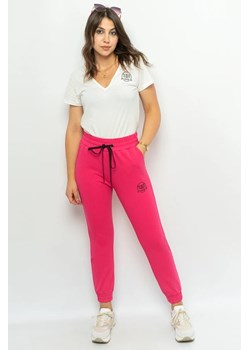 spodnie damskie pinko 100371 a162 fuksja ze sklepu Royal Shop w kategorii Spodnie damskie - zdjęcie 166432020