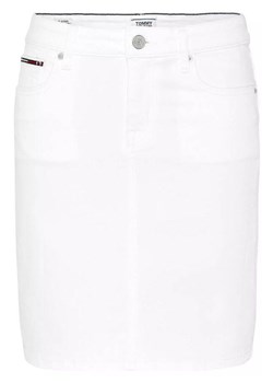 spódnica damska tommy jeans dw0dw08141 biały ze sklepu Royal Shop w kategorii Spódnice - zdjęcie 166432294