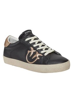 sneakery damskie skórzane pinko 101631 a12s czarny ze sklepu Royal Shop w kategorii Trampki damskie - zdjęcie 166432363