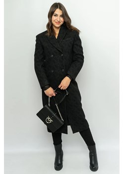 płaszcz damski pinko 101874 y82w  czarny ze sklepu Royal Shop w kategorii Płaszcze damskie - zdjęcie 166432423