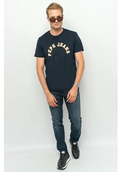 t-shirt męski  pepe jeans pm509124 granatowy ze sklepu Royal Shop w kategorii T-shirty męskie - zdjęcie 166432513