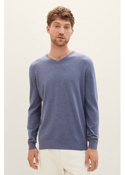 sweter męski tom tailor 1012820 niebieski ze sklepu Royal Shop w kategorii Swetry męskie - zdjęcie 166432911