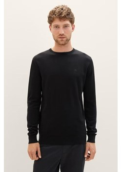 sweter męski tom tailor 1012819 czarny ze sklepu Royal Shop w kategorii Swetry męskie - zdjęcie 166432932