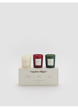 Reserved - Zestaw trzech mini świeczek zapachowych - wielobarwny ze sklepu Reserved w kategorii Świece i dyfuzory - zdjęcie 166433751
