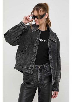 Miss Sixty kurtka jeansowa damska kolor czarny przejściowa ze sklepu ANSWEAR.com w kategorii Kurtki damskie - zdjęcie 166437123
