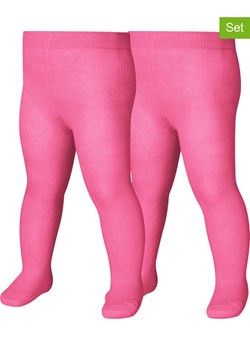 Playshoes Rajstopy termiczne (2 pary) w kolorze jasnoróżowym ze sklepu Limango Polska w kategorii Rajstopy dziecięce - zdjęcie 166446174