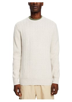 ESPRIT Sweter w kolorze białym ze sklepu Limango Polska w kategorii Swetry męskie - zdjęcie 166446943