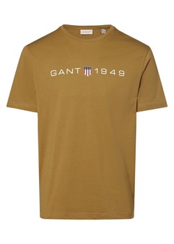 Gant T-shirt męski Mężczyźni Bawełna groszkowy nadruk ze sklepu vangraaf w kategorii T-shirty męskie - zdjęcie 166447464
