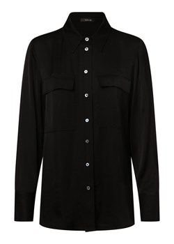 Opus Bluzka damska Kobiety wiskoza czarny jednolity ze sklepu vangraaf w kategorii Koszule damskie - zdjęcie 166447513