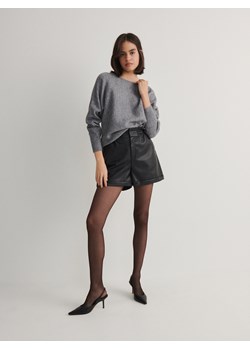 Reserved - Sweter z metalizowaną nicią - szary ze sklepu Reserved w kategorii Swetry damskie - zdjęcie 166448350