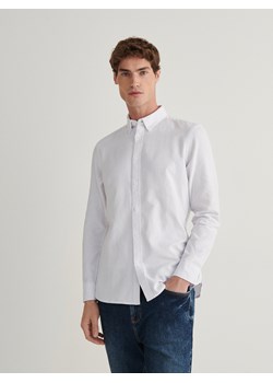 Reserved - Koszula slim fit - biały ze sklepu Reserved w kategorii Koszule męskie - zdjęcie 166454512