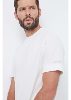 Calvin Klein Performance t-shirt treningowy kolor szary gładki ze sklepu ANSWEAR.com w kategorii T-shirty męskie - zdjęcie 166455754
