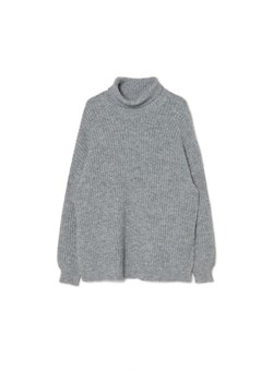 Cropp - Szary sweter z golfem - szary ze sklepu Cropp w kategorii Swetry damskie - zdjęcie 166455921