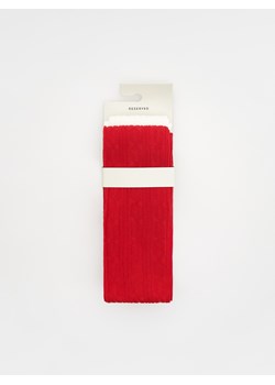 Reserved - Bawełniane rajstopy 2 pack - czerwony ze sklepu Reserved w kategorii Rajstopy dziecięce - zdjęcie 166456184
