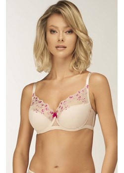 Biustonosz półusztywniany semi-soft Vivian, Kolor beżowo-różowy, Rozmiar 75C, Unikat ze sklepu Intymna w kategorii Biustonosze - zdjęcie 166456763