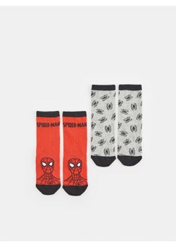 Sinsay - Skarpetki Spiderman 2 pack - czerwony ze sklepu Sinsay w kategorii Skarpetki dziecięce - zdjęcie 166459113
