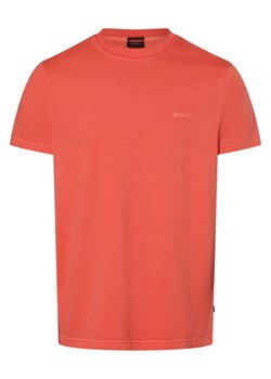JOOP! T-shirt męski Mężczyźni Bawełna koralowy jednolity ze sklepu vangraaf w kategorii T-shirty męskie - zdjęcie 166465354